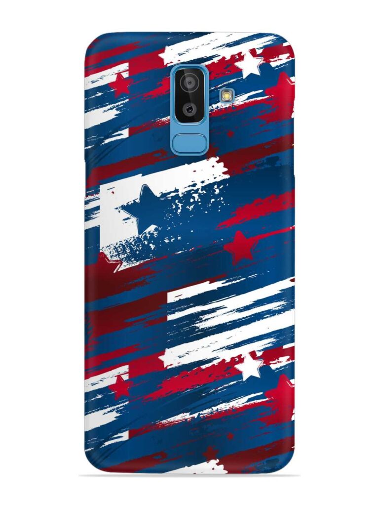 Abstract Seamless Usa Snap Case for Samsung Galaxy J8 Zapvi