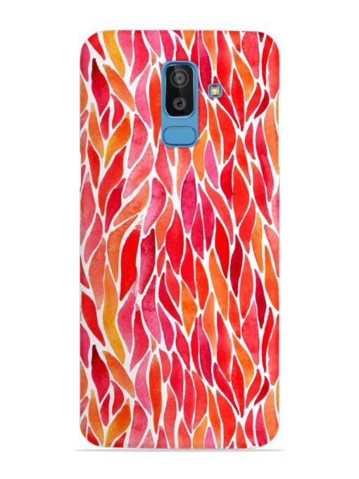 Watercolor Abstract Colorful Snap Case for Samsung Galaxy J8 Zapvi