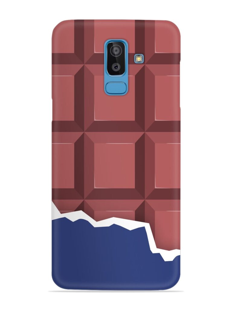 Chocolate Vector Art Snap Case for Samsung Galaxy J8 Zapvi