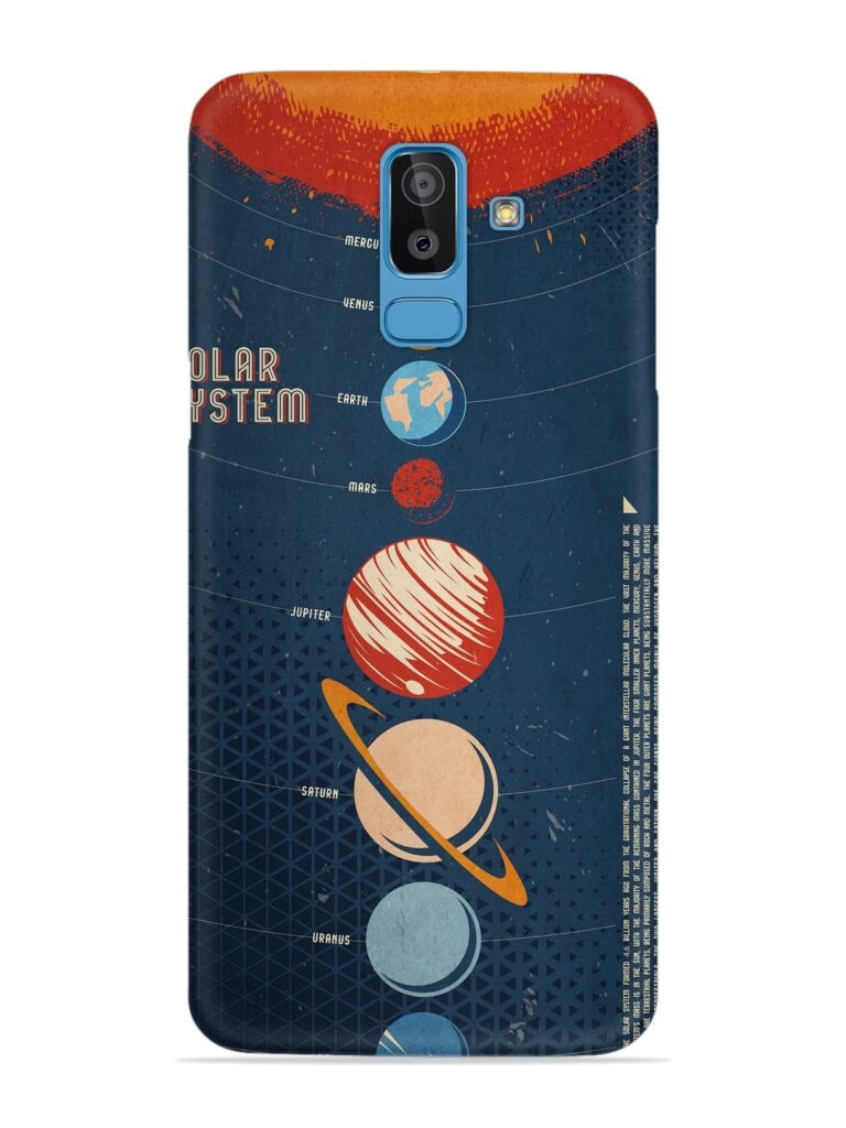 Solar System Vector Snap Case for Samsung Galaxy J8 Zapvi