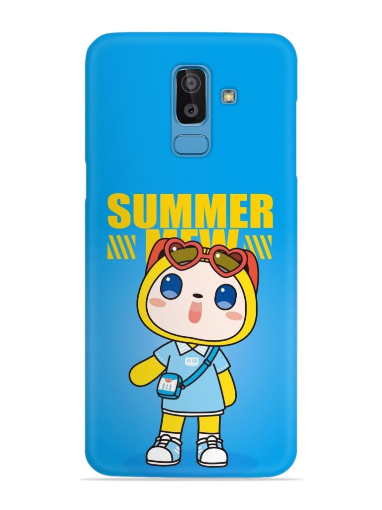 Summer Mew Cartoon Snap Case for Samsung Galaxy J8 Zapvi