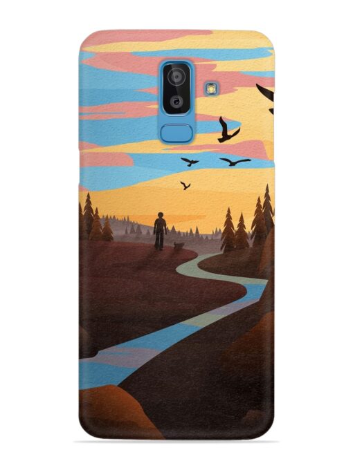 Natural Landscape Art Snap Case for Samsung Galaxy J8 Zapvi