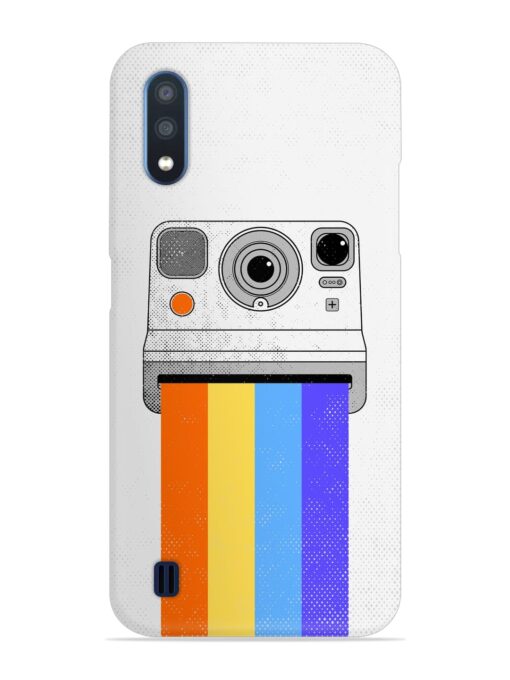 Retro Camera Art Snap Case for Samsung Galaxy M01 Zapvi