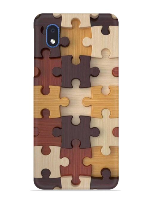 Puzzle Pieces Snap Case for Samsung Galaxy M01 Core Zapvi