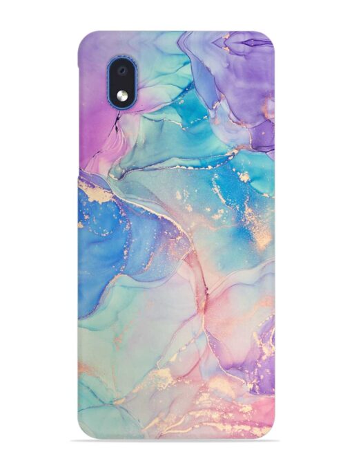 Alcohol Ink Colors Snap Case for Samsung Galaxy M01 Core Zapvi