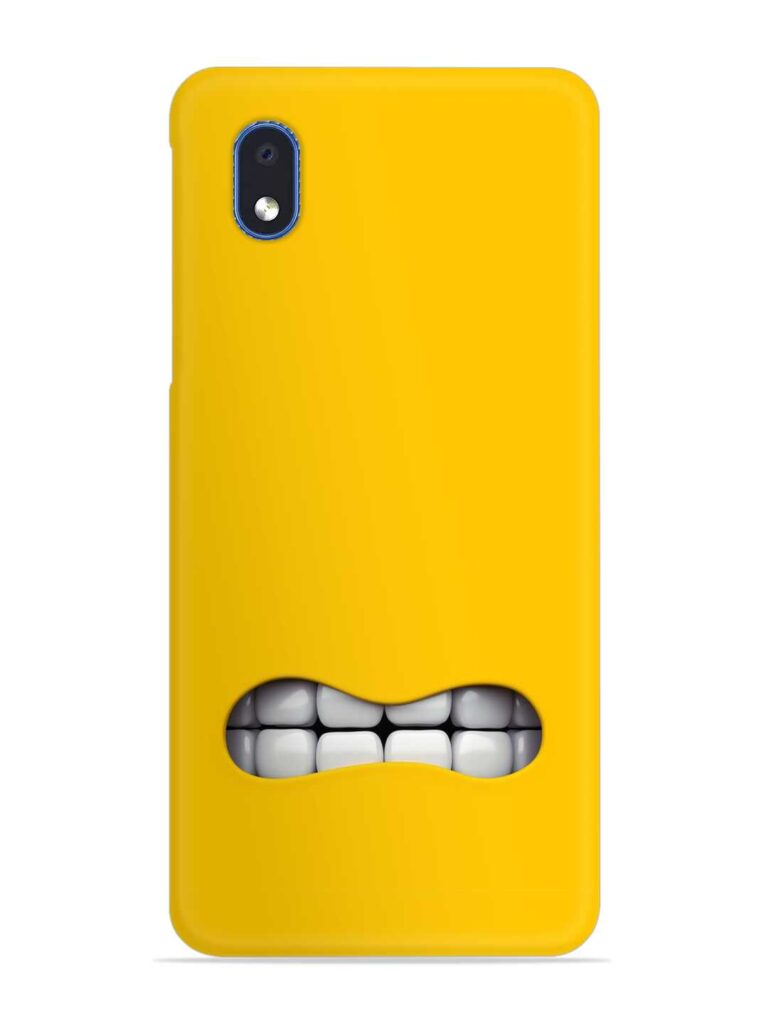 Mouth Character On Snap Case for Samsung Galaxy M01 Core Zapvi