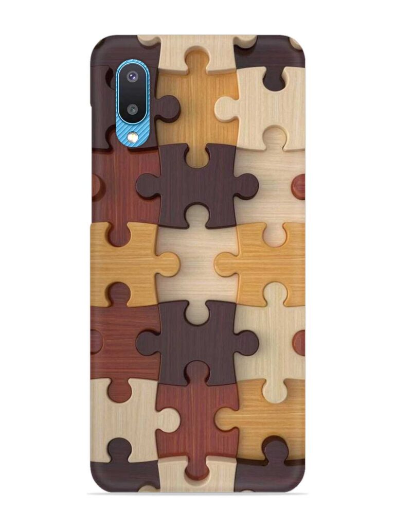 Puzzle Pieces Snap Case for Samsung Galaxy M02 Zapvi