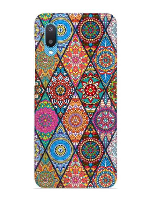 Seamless Tile Pattern Snap Case for Samsung Galaxy M02 Zapvi