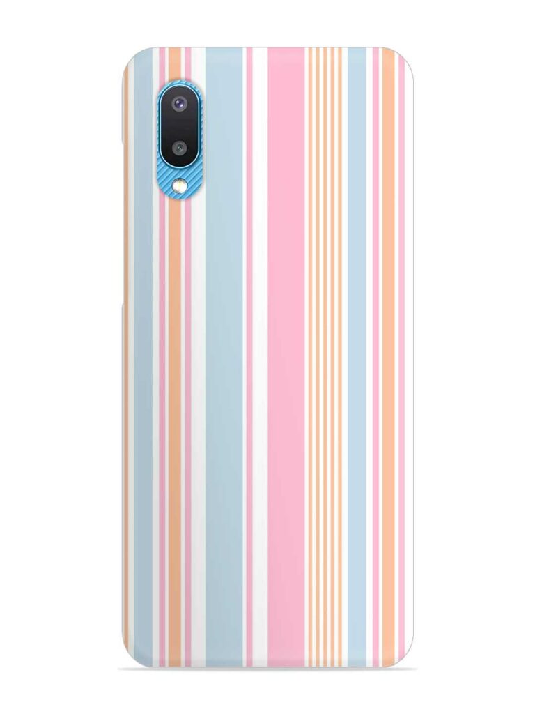 Stripe Seamless Pattern Snap Case for Samsung Galaxy M02 Zapvi