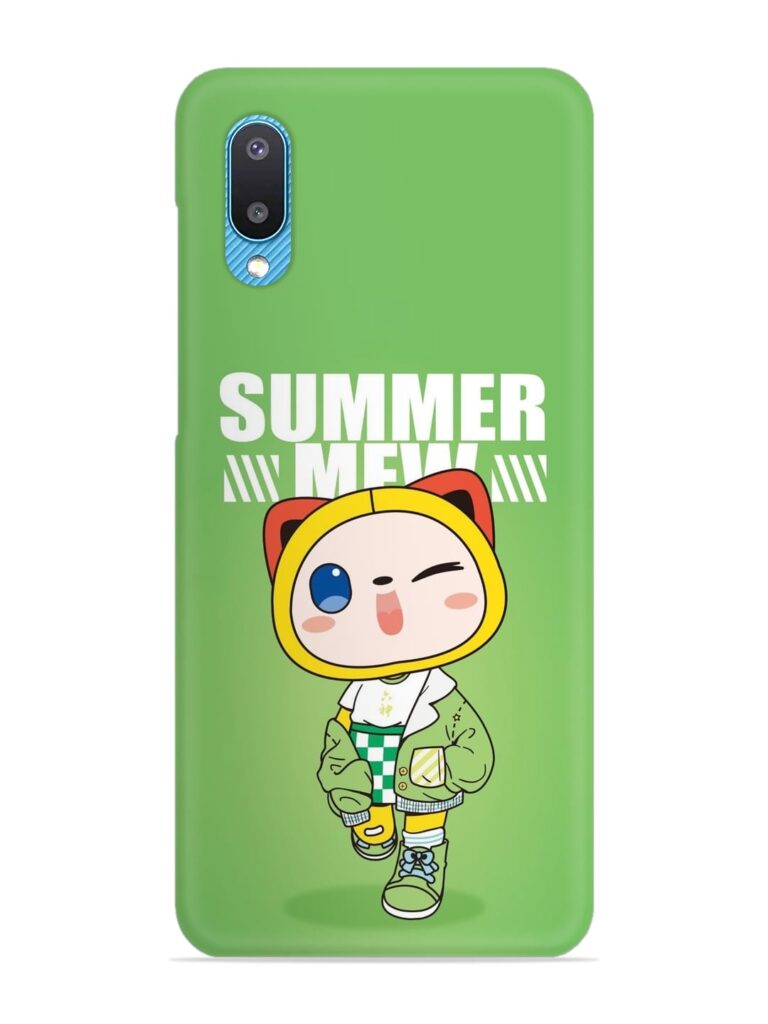 Summer Mew Snap Case for Samsung Galaxy M02 Zapvi