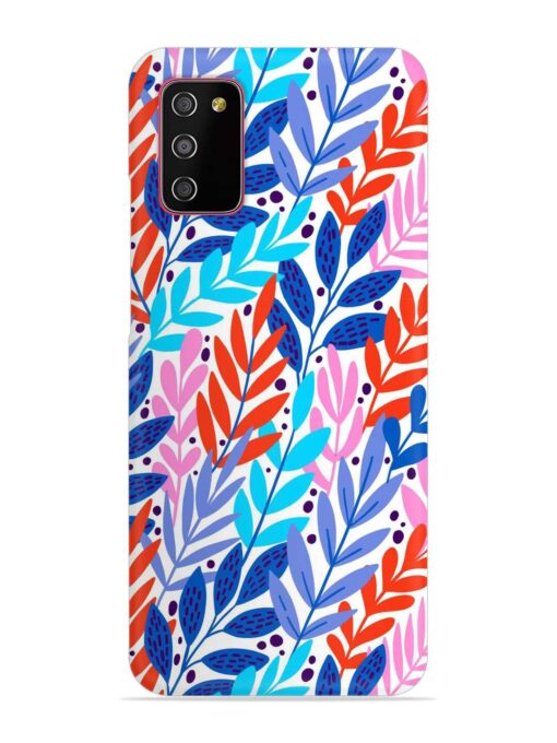 Bright Floral Tropical Snap Case for Samsung Galaxy M02s Zapvi