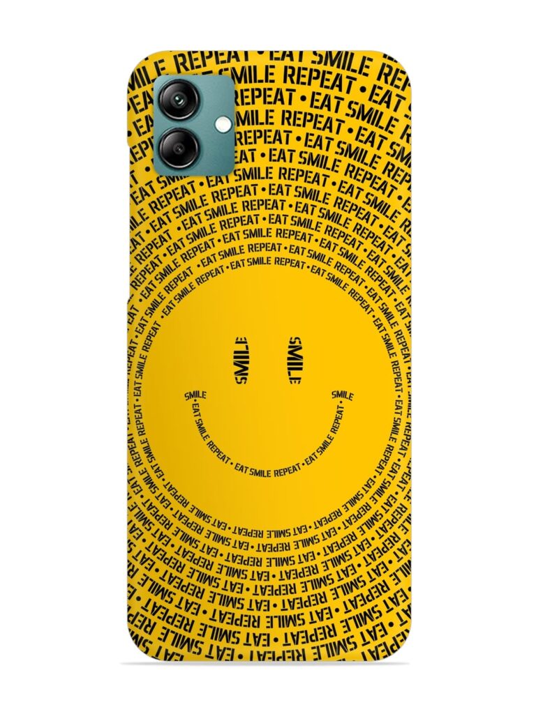Smiley Snap Case for Samsung Galaxy M04 Zapvi