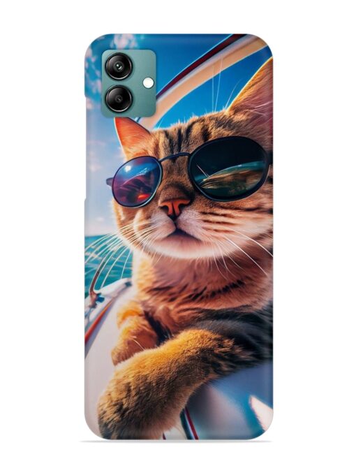 Cat In Style Snap Case for Samsung Galaxy M04 Zapvi