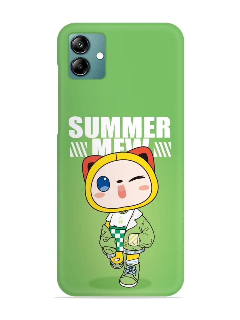 Summer Mew Snap Case for Samsung Galaxy M04 Zapvi