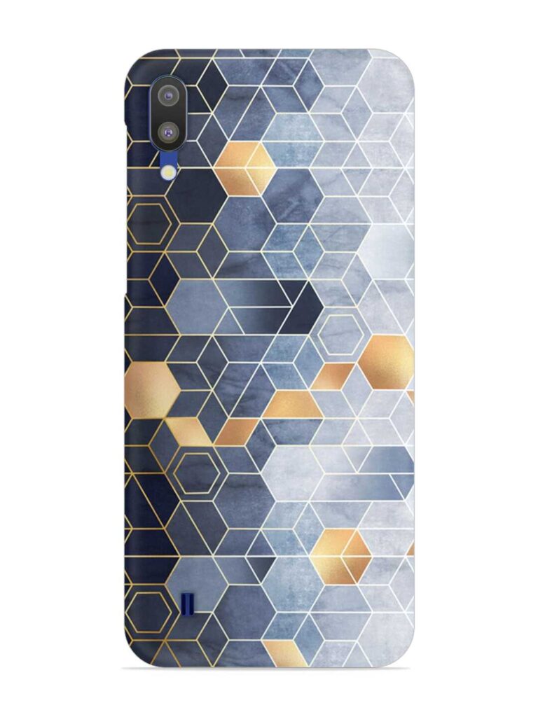 Geometric Abstraction Hexagons Snap Case for Samsung Galaxy M10 Zapvi