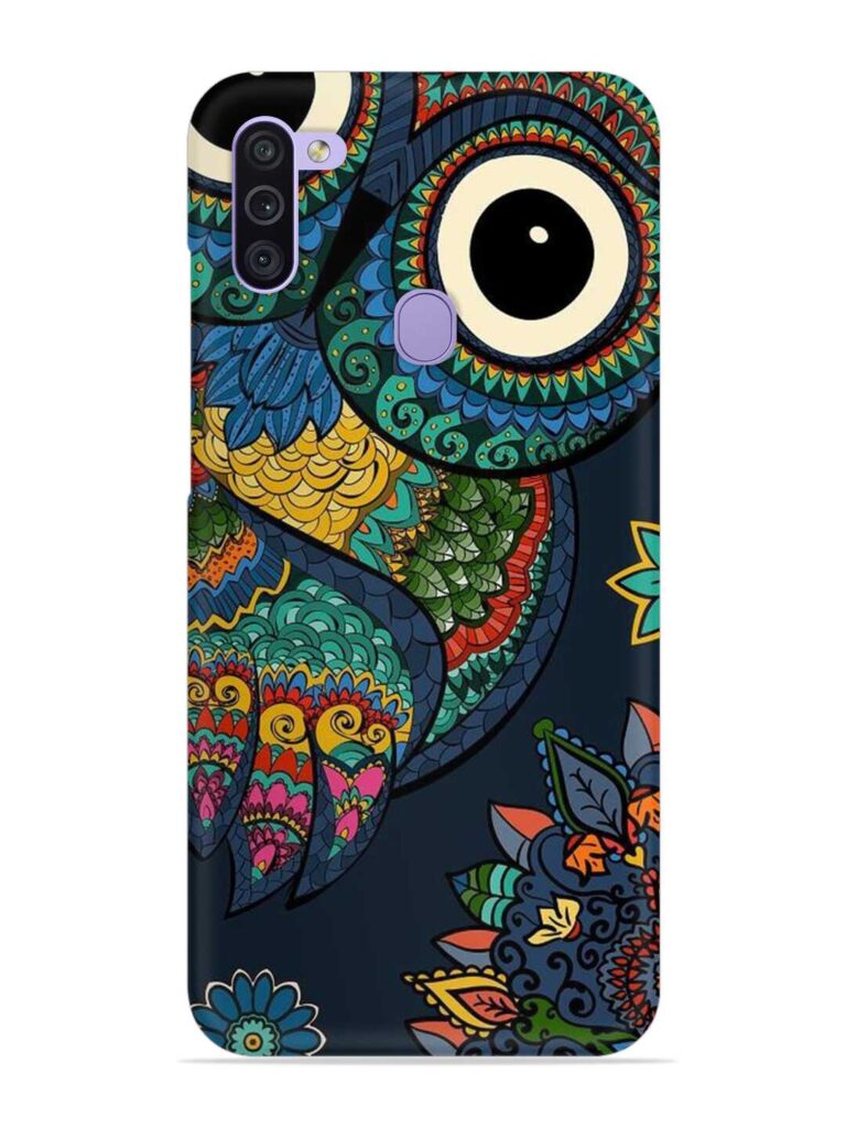 Owl Vector Art Snap Case for Samsung Galaxy M11 Zapvi