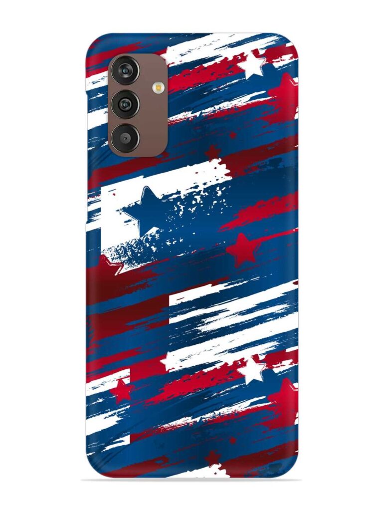 Abstract Seamless Usa Snap Case for Samsung Galaxy M13 (4G) Zapvi