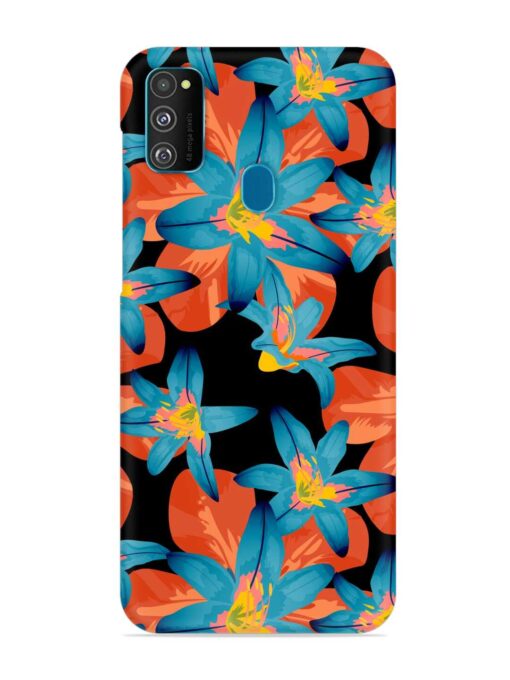 Philippine Flowers Seamless Snap Case for Samsung Galaxy M30s Zapvi