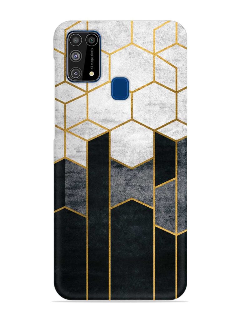 Cube Marble Art Snap Case for Samsung Galaxy M31 Zapvi