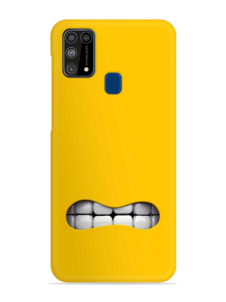 Mouth Character On Snap Case for Samsung Galaxy M31 Zapvi