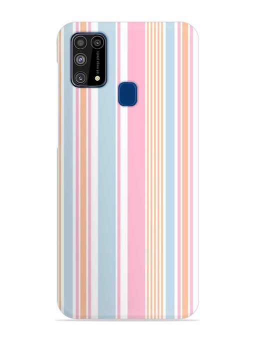 Stripe Seamless Pattern Snap Case for Samsung Galaxy M31 Zapvi