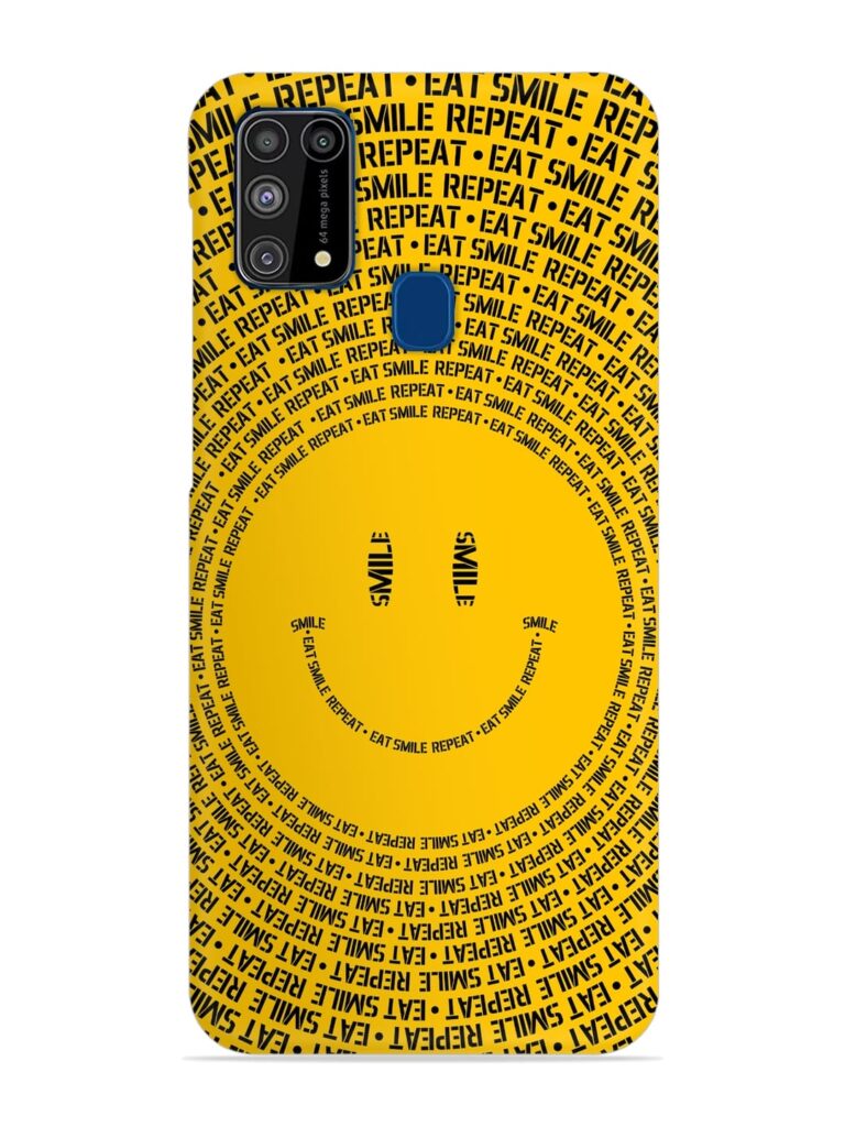 Smiley Snap Case for Samsung Galaxy M31 Zapvi
