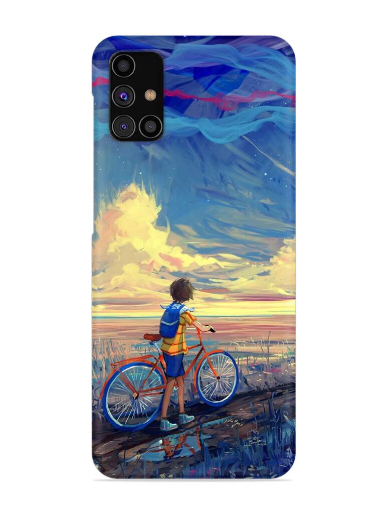 Bicycle Art Snap Case for Samsung Galaxy M31s Zapvi
