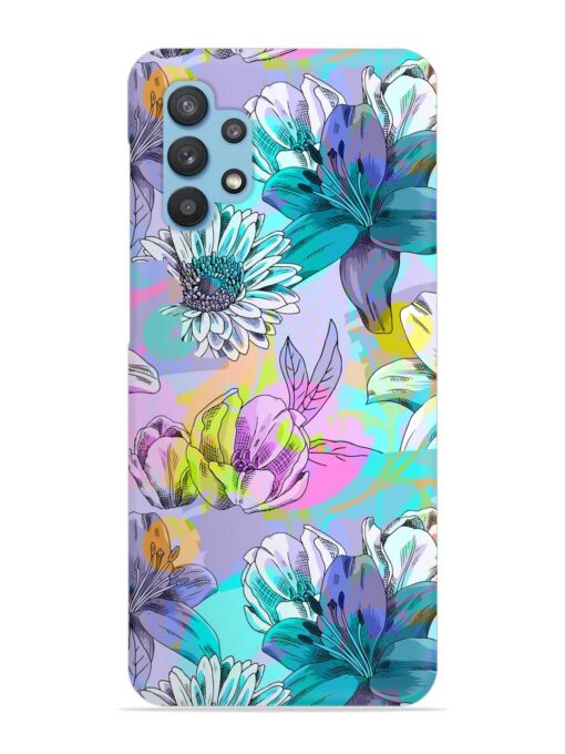 Vector Seamless Abstract Snap Case for Samsung Galaxy M32 (5G) Zapvi