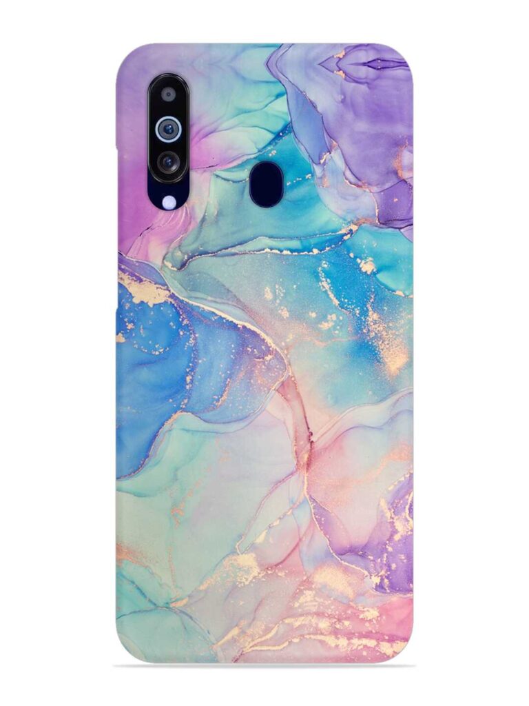 Alcohol Ink Colors Snap Case for Samsung Galaxy M40 Zapvi