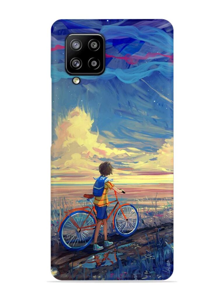 Bicycle Art Snap Case for Samsung Galaxy M42 (5G) Zapvi