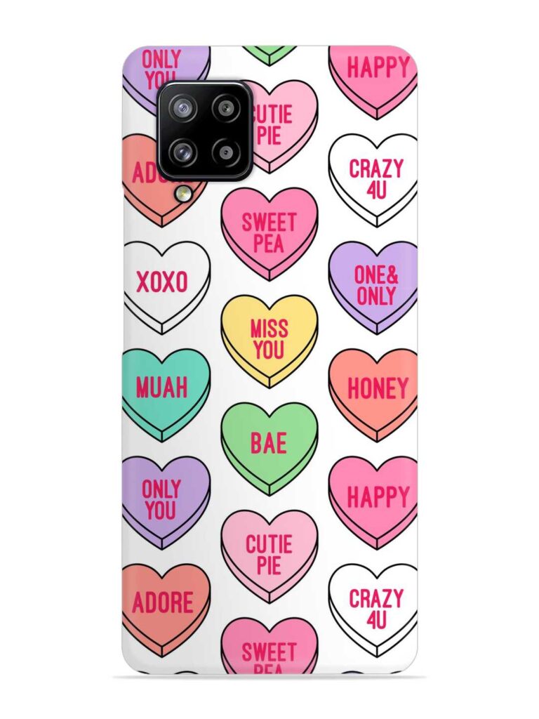 Colorful Heart Candy Snap Case for Samsung Galaxy M42 (5G) Zapvi