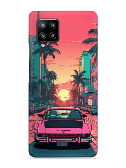 Car At Viewpoint Snap Case for Samsung Galaxy M42 (5G) Zapvi
