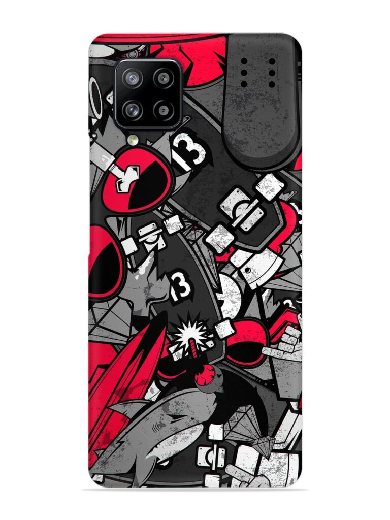 Doodle Textures Snap Case for Samsung Galaxy M42 (5G) Zapvi