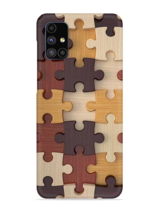 Puzzle Pieces Snap Case for Samsung Galaxy M51 Zapvi
