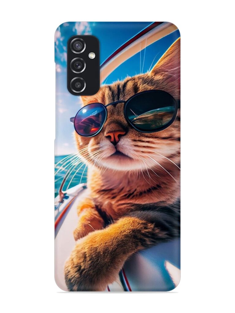 Cat In Style Snap Case for Samsung Galaxy M52 (5G) Zapvi