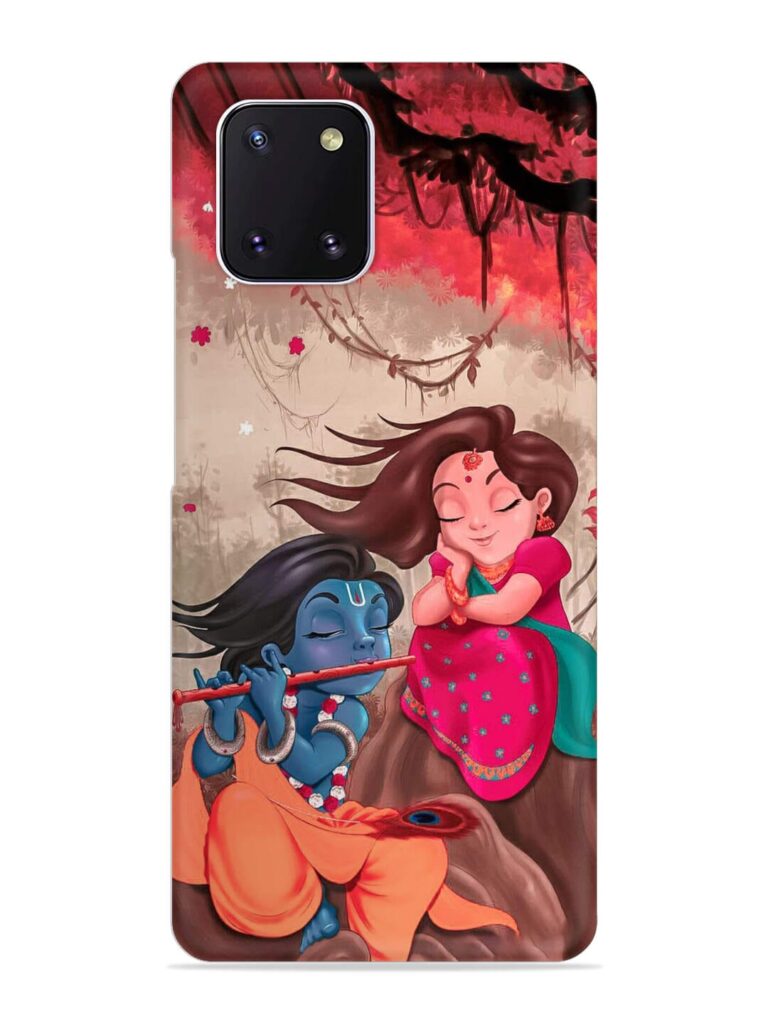 Radhe Krishna Water Art Snap Case for Samsung Galaxy Note 10 Lite Zapvi