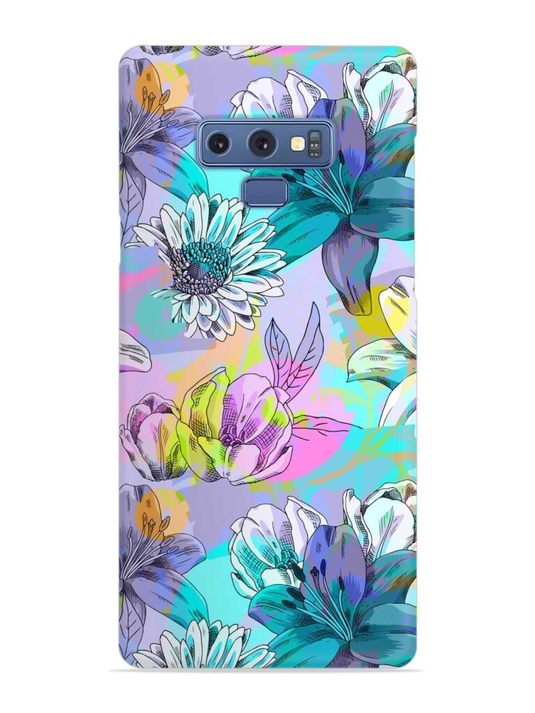 Vector Seamless Abstract Snap Case for Samsung Galaxy Note 9 Zapvi