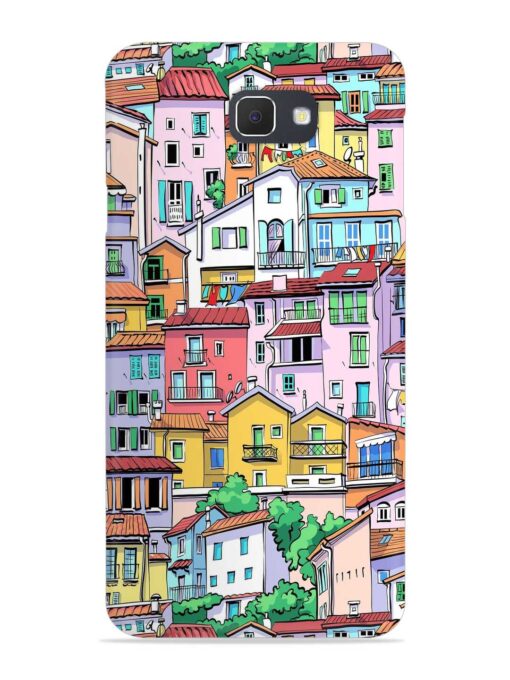 Europe Old Town Snap Case for Samsung Galaxy On7 (2016) Zapvi