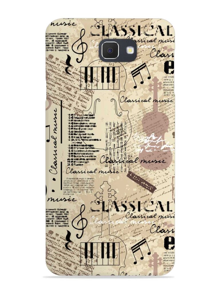 Classical Music Lpattern Snap Case for Samsung Galaxy On7 (2016) Zapvi