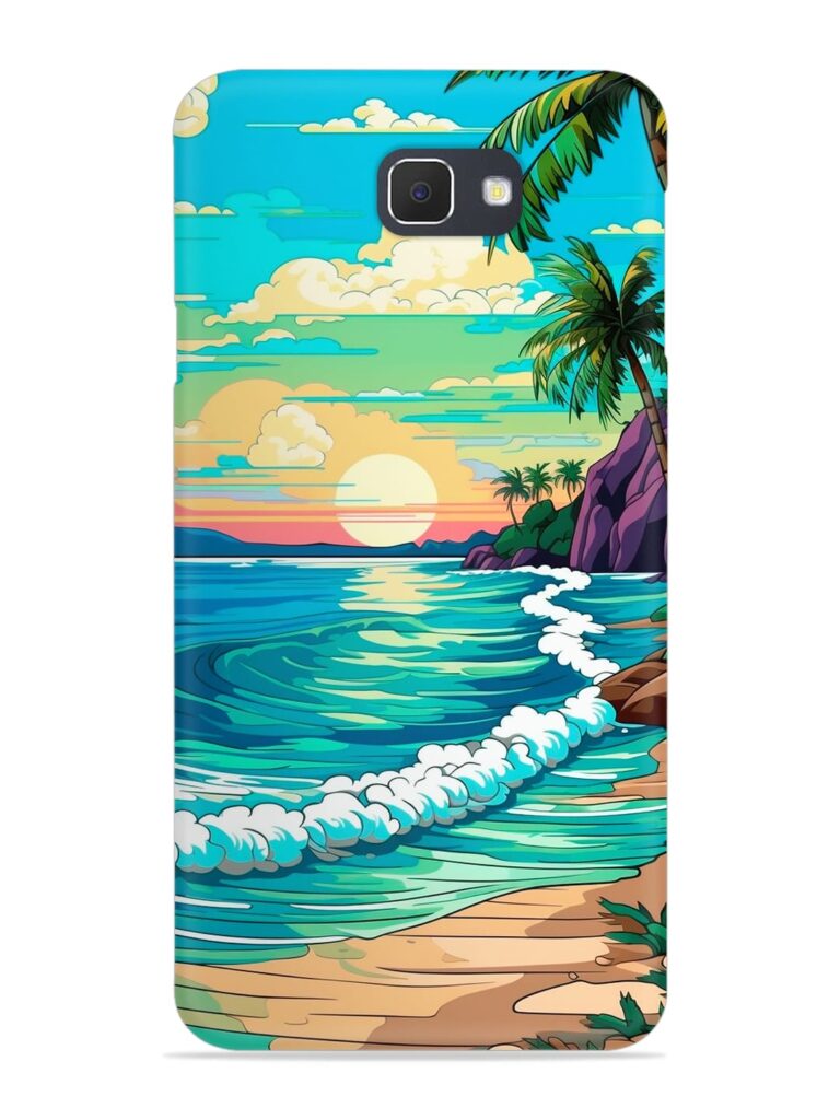 Beatiful Beach View Snap Case for Samsung Galaxy On7 (2016) Zapvi