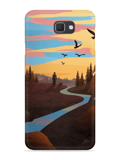 Natural Landscape Art Snap Case for Samsung Galaxy On7 (2016) Zapvi