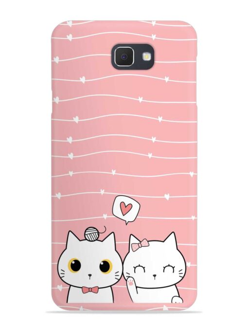Cute Adorable Little Snap Case for Samsung Galaxy On7 Prime Zapvi
