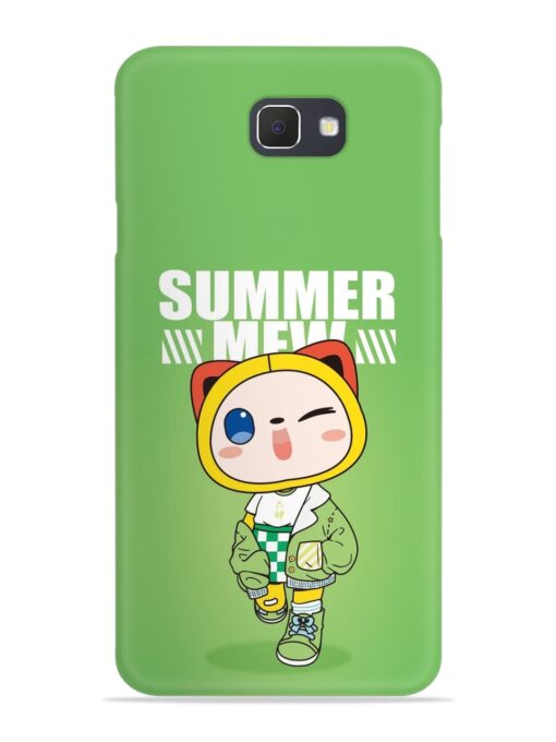 Summer Mew Snap Case for Samsung Galaxy On7 Prime Zapvi