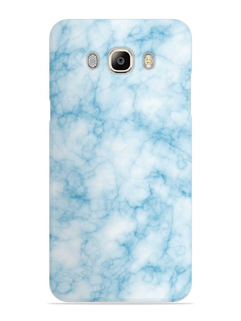 Blue White Natural Marble Snap Case for Samsung Galaxy On8 Zapvi