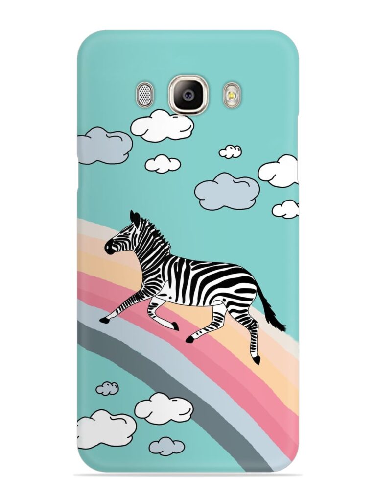 Running Zebra Snap Case for Samsung Galaxy On8 Zapvi