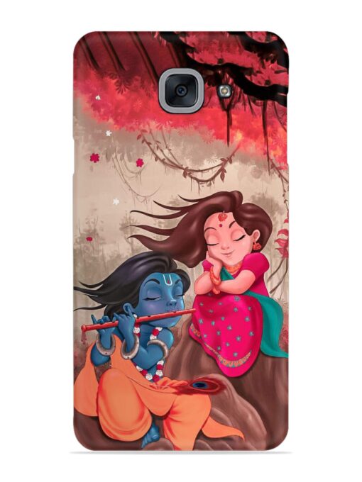 Radhe Krishna Water Art Snap Case for Samsung Galaxy On Max Zapvi