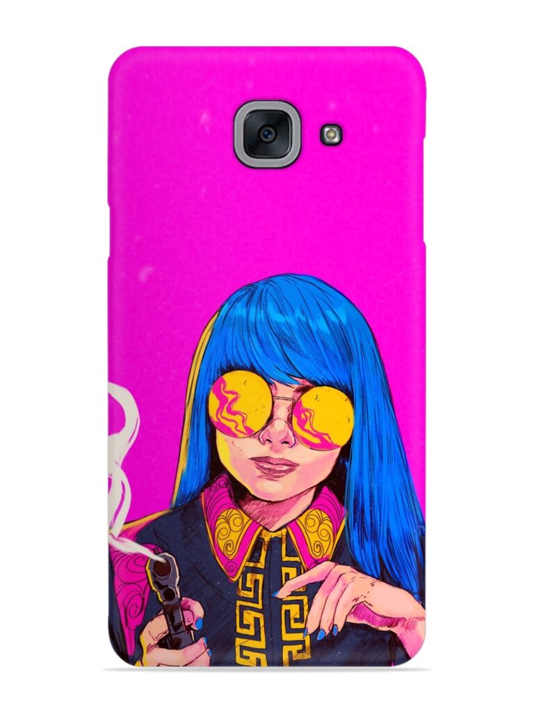 Aesthetic Anime Girl Snap Case for Samsung Galaxy On Max Zapvi
