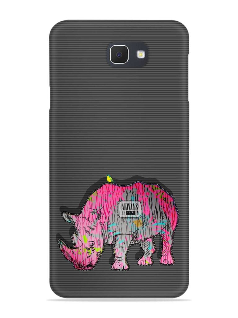 Vector Psychedelic Rhinoceros Snap Case for Samsung Galaxy On Nxt Zapvi