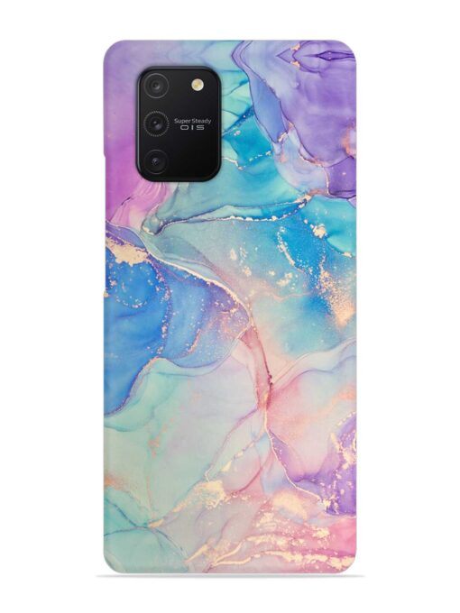 Alcohol Ink Colors Snap Case for Samsung Galaxy S10 Lite Zapvi