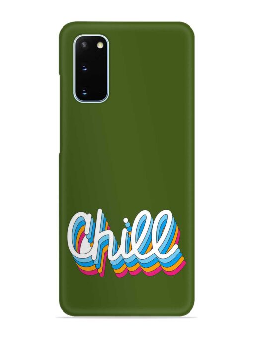 Color Chill Shirt Snap Case for Samsung Galaxy S20 Zapvi